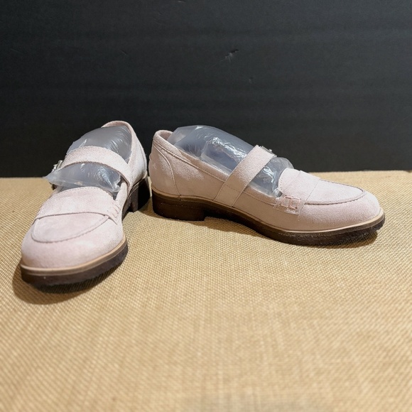 NWOB Free People Mary Jane Flats Pink Leather Shoes EU38/W8 - Picture 1 of 14